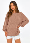 PRETTYGARDEN Women's Long Sleeve Tee Shirts Spring Fall Trendy Clothes Casual Loose Crewneck Ribbed Blouse Tunic Tops