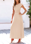 Casual Knit Short Sleeve Crop Top High Waist Skirt 2 Piece Sets