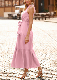 Sleeveless Halter Neck  Boho Dresses