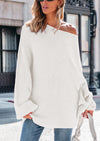 PRETTYGARDEN Women's Fall Oversized Sweaters Long Sleeve V Neck Dressy Casual Chunky Knit Loose Pullover Tops Winter Clothing