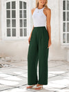 Wide Leg High Waisted Business Casual Work Pants