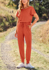 PRETTYGARDEN Dressy Off Shoulder Romper Spring Vacation Travel Lounge Outfits Clothes