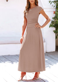 Casual Knit Short Sleeve Crop Top High Waist Skirt 2 Piece Sets
