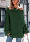 PRETTYGARDEN Women's Fall Oversized Sweaters Long Sleeve V Neck Dressy Casual Chunky Knit Loose Pullover Tops Winter Clothing