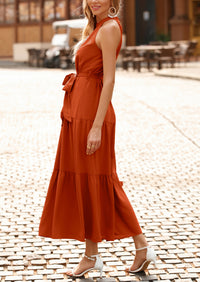 Sleeveless Halter Neck  Boho Dresses