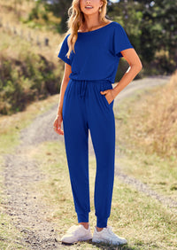 PRETTYGARDEN Dressy Off Shoulder Romper Spring Vacation Travel Lounge Outfits Clothes