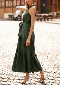 Sleeveless Halter Neck  Boho Dresses
