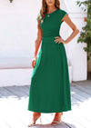 Casual Knit Short Sleeve Crop Top High Waist Skirt 2 Piece Sets