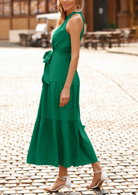 Sleeveless Halter Neck  Boho Dresses