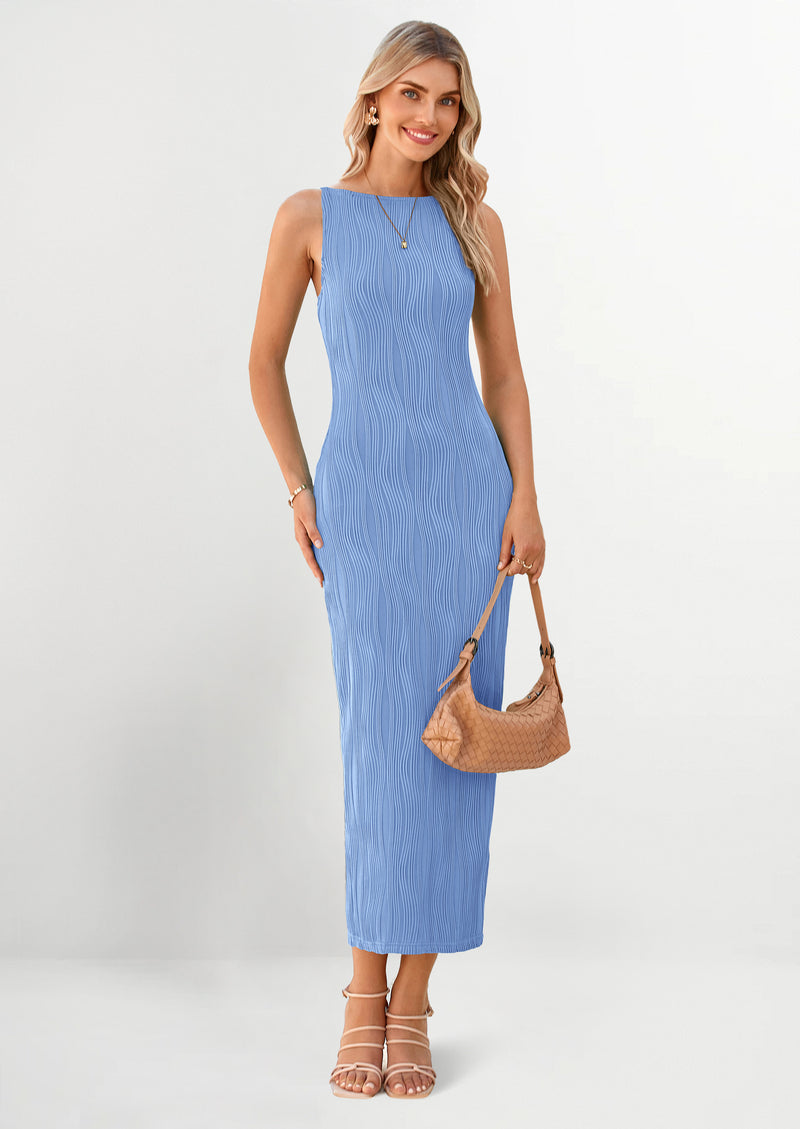 PRETTYGARDEN Womens Maxi Dress Summer Wedding Guest Dresses Spring Long Resort Wear Casual Bodycon Sun Dresses