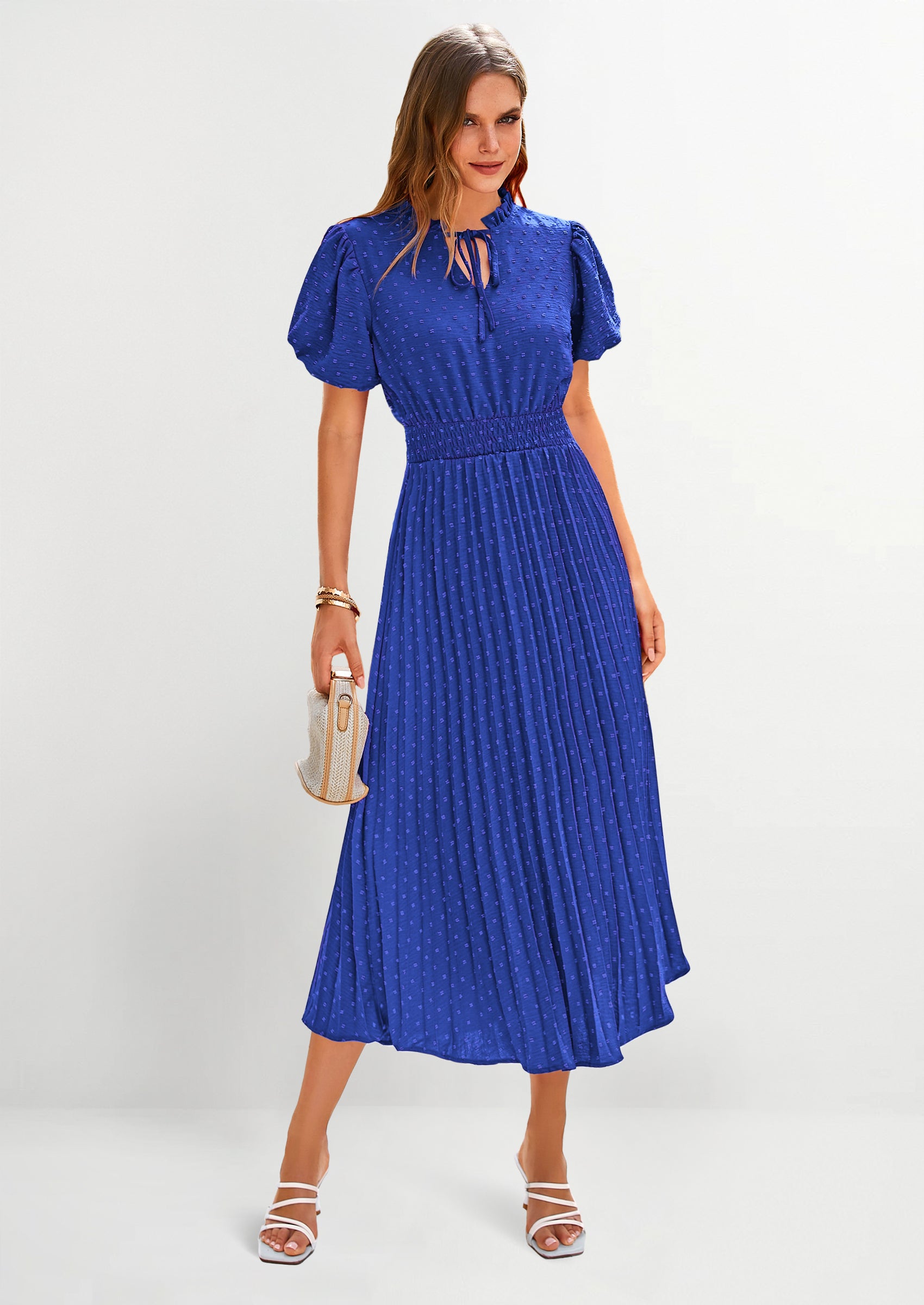 ワンピース Dolce Vita Pleated Dress Dolce Vita Pleated Dress -Lavender- – Estella.K