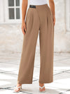 Wide Leg High Waisted Business Casual Work Pants