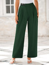 Wide Leg High Waisted Business Casual Work Pants