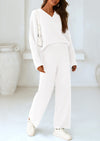 PRETTYGARDEN Lounge Sets for Women Two Piece Sweaters Pajama Set Fall Fashion Loungewear Outfits Matching Winter Clothes