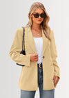 PRETTYGARDEN Women's Winter Corduroy Blazers Jackets Dressy Casual Ribbed Long Sleeve Lapel Fashion Work Business Outerwear
