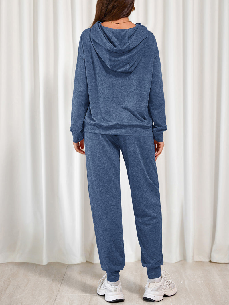 PRETTYGARDEN Women's Two Piece Outfits Sweatsuits Lounge Sets Hoodies Sweatshirt Joggers Sweatpants Fall Fashion Clothes