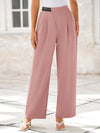 Wide Leg High Waisted Business Casual Work Pants