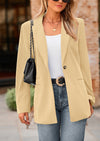 PRETTYGARDEN Women's Winter Corduroy Blazers Jackets Dressy Casual Ribbed Long Sleeve Lapel Fashion Work Business Outerwear