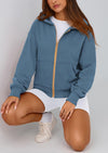 PRETTYGARDEN Hoodies For Women Sweatshirt Zip Up Hoodie Fall Fashion Trendy Long Sleeve Jackets Winter Clothing Outfits