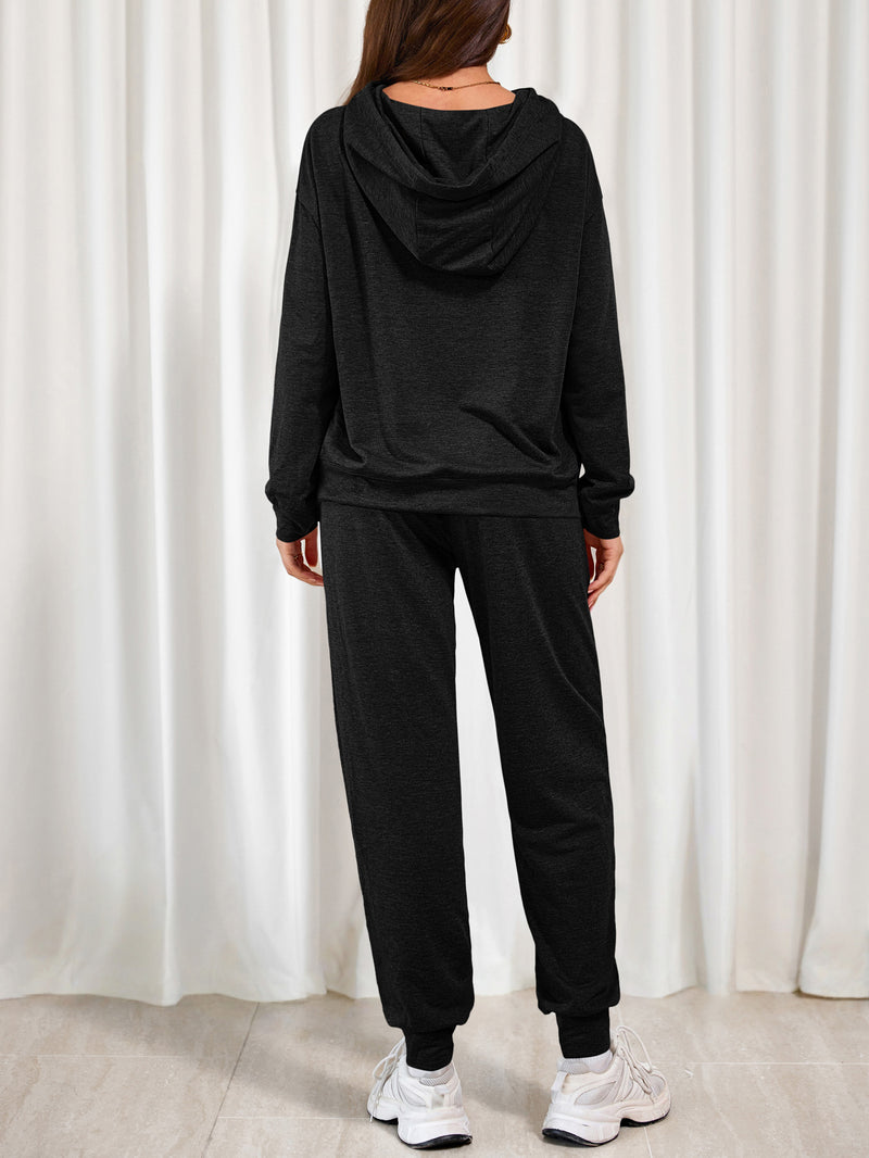 PRETTYGARDEN Women's Two Piece Outfits Sweatsuits Lounge Sets Hoodies Sweatshirt Joggers Sweatpants Fall Fashion Clothes