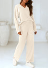 PRETTYGARDEN Lounge Sets for Women Two Piece Sweaters Pajama Set Fall Fashion Loungewear Outfits Matching Winter Clothes