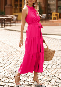 Sleeveless Halter Neck  Boho Dresses