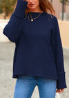 PRETTYGARDEN Women's Fall Oversized Sweaters Casual Crewneck Pullover Long Sleeve Fuzzy Chunky Knit Tops Blouse