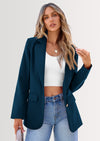 PRETTYGARDEN Women's Spring Fall Business Casual Blazers Long Sleeve Notch Lapel Trendy Work Office Blazer Jackets Outerwear