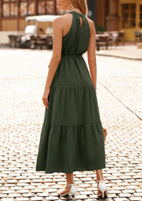 Sleeveless Halter Neck  Boho Dresses