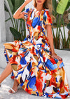 PRETTYGARDEN Boho V Neck Beach Vacation Maxi Dresses
