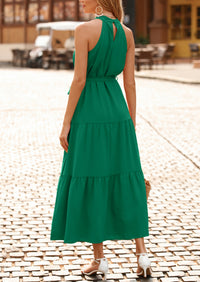 Sleeveless Halter Neck  Boho Dresses