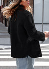 PRETTYGARDEN Women's Winter Faux Fur Coats Long Sleeve Lapel Button Down Pockets Fleece Sherpa Jacket Casual Trendy Outerwear