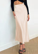 High Waisted A Line Flowy Ruffle Elegant Party Skirt
