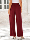 Wide Leg High Waisted Business Casual Work Pants