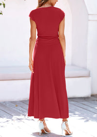 Casual Knit Short Sleeve Crop Top High Waist Skirt 2 Piece Sets