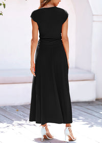 Casual Knit Short Sleeve Crop Top High Waist Skirt 2 Piece Sets
