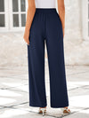 Wide Leg High Waisted Business Casual Work Pants