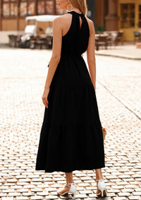Sleeveless Halter Neck  Boho Dresses