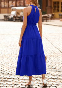 Sleeveless Halter Neck  Boho Dresses