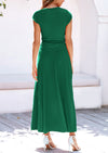 Casual Knit Short Sleeve Crop Top High Waist Skirt 2 Piece Sets