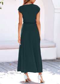 Casual Knit Short Sleeve Crop Top High Waist Skirt 2 Piece Sets