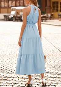 Sleeveless Halter Neck  Boho Dresses