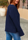 PRETTYGARDEN Women's Fall Oversized Sweaters Casual Crewneck Pullover Long Sleeve Fuzzy Chunky Knit Tops Blouse