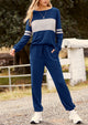 Long Sleeve Tracksuit with Long Pants Two Piece Sets