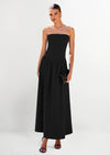 PRETTYGARDEN Women Strapless Elegant Going Out Maxi Dresses