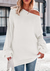 PRETTYGARDEN Women's Fall Oversized Sweaters Long Sleeve V Neck Dressy Casual Chunky Knit Loose Pullover Tops Winter Clothing