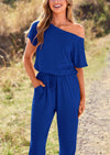 PRETTYGARDEN Dressy Off Shoulder Romper Spring Vacation Travel Lounge Outfits Clothes