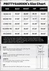 PRETTYGARDEN Jumpsuits Casual Outfits Sleeveless Wide Leg Long Pants Rompers