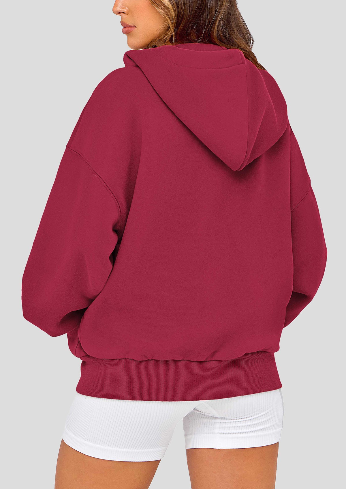 Zip Up Long Sleeve Loose Fit Y2K Casual Hoodies Cardigan
