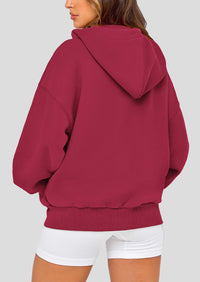 Zip Up Long Sleeve Loose Fit Y2K Casual Hoodies Cardigan
